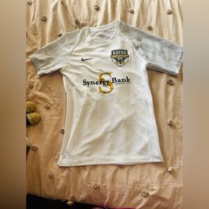 Nike Kids White and Gray Jersey